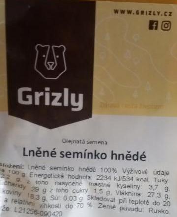 Fotografie - lněné semínko hnědé Grizly