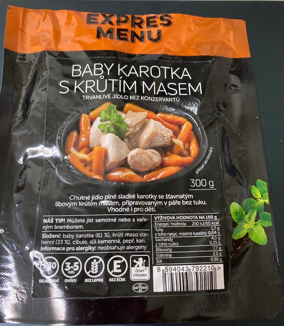 Fotografie - Baby karotka s krůtím masem Expres menu