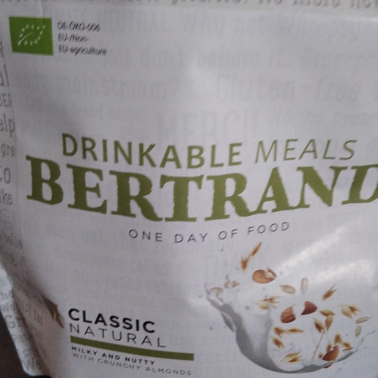 Fotografie - Bio Drinkable Meals Classic Natural Bertrand