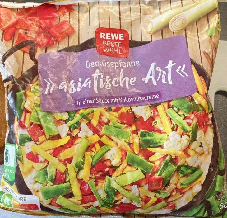 Fotografie - Gemüsepfanne Asiatische Art Rewe Beste Wahl