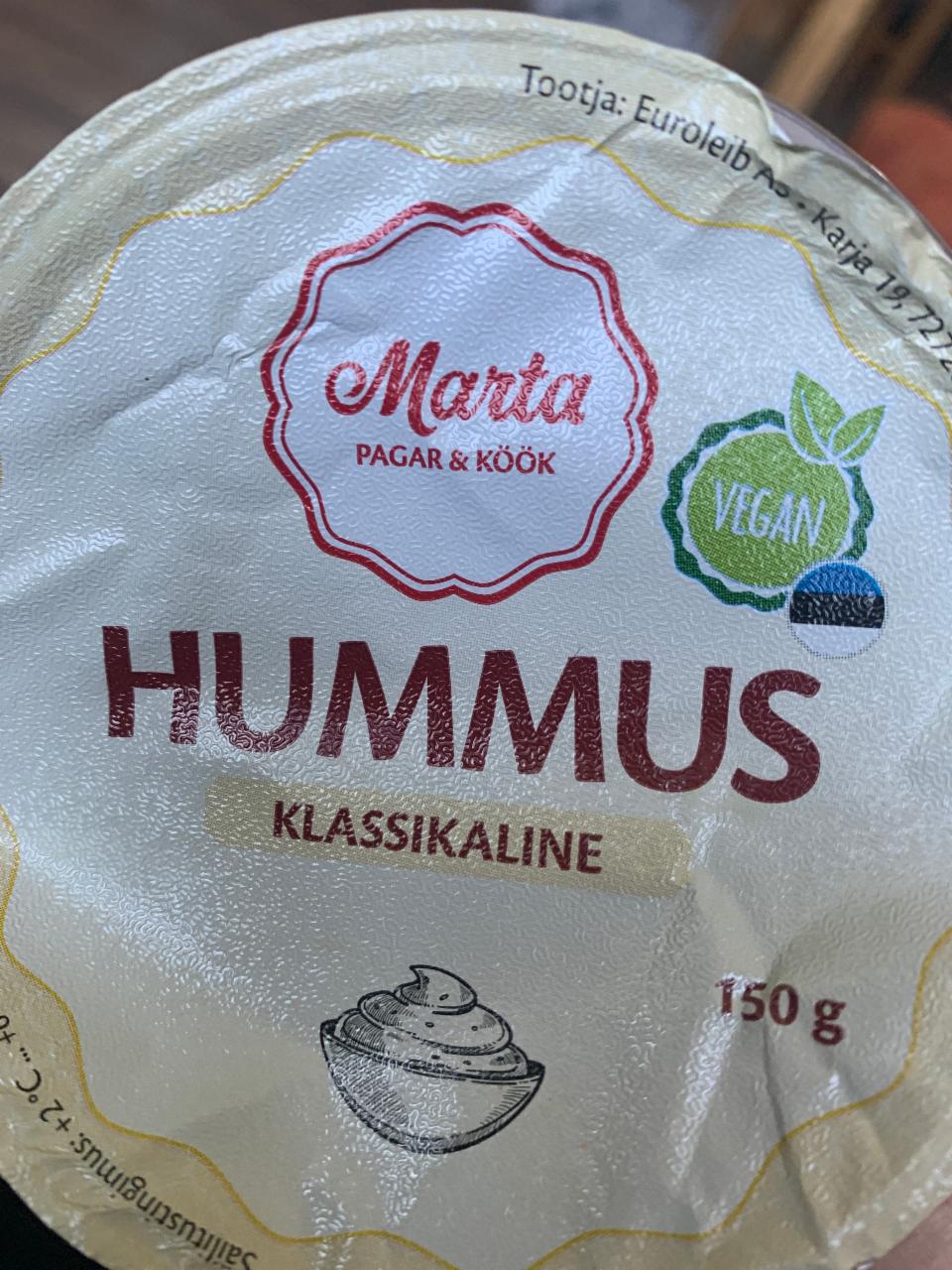 Fotografie - Hummus klassikaline Marta