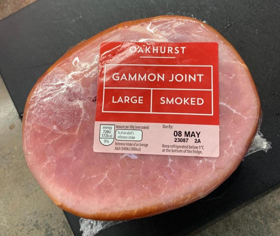 Fotografie - gammon joint large smoked Aldi