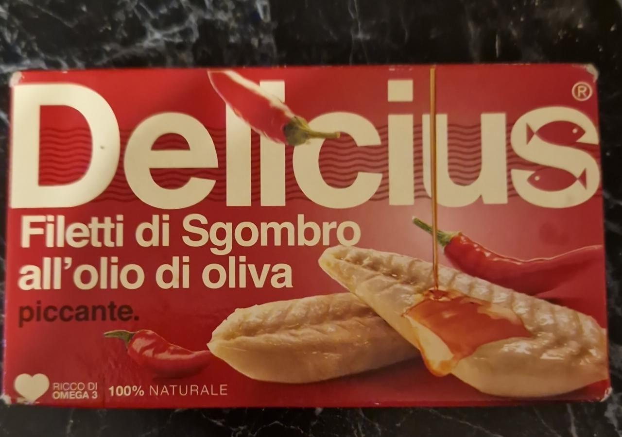 Fotografie - Filetti di sgombro all'olio di oliva piccante Delicius