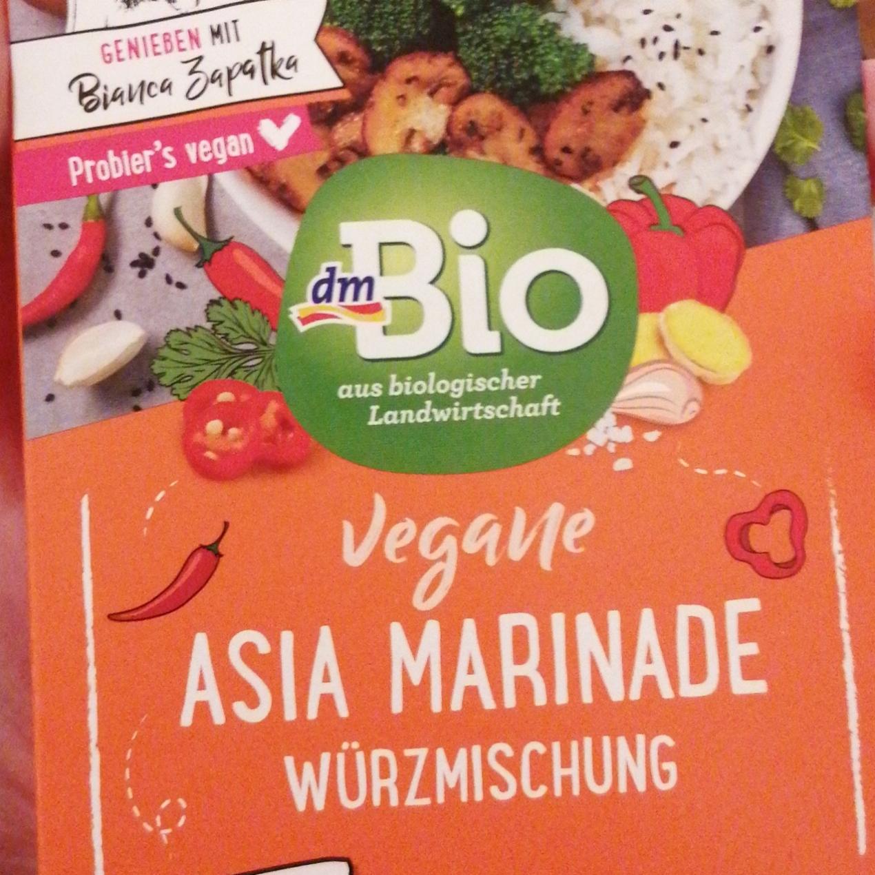 Fotografie - vegane Asia Marinade Würzmischung dmBio