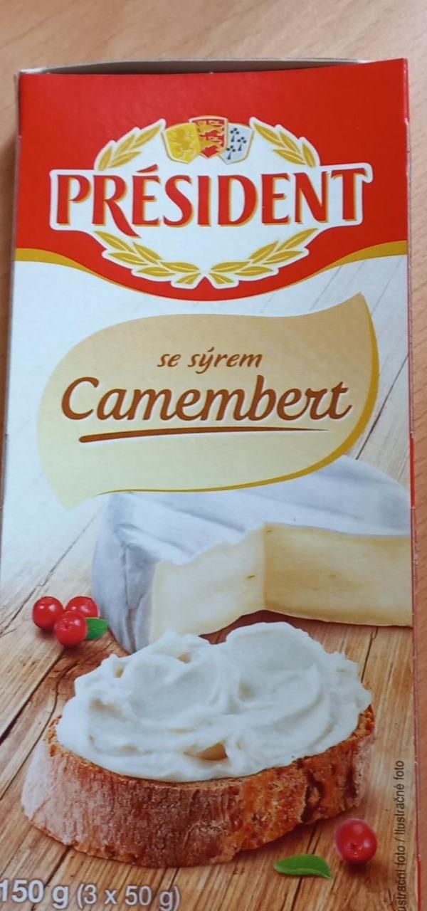 Fotografie - Se sýrem camembert Président