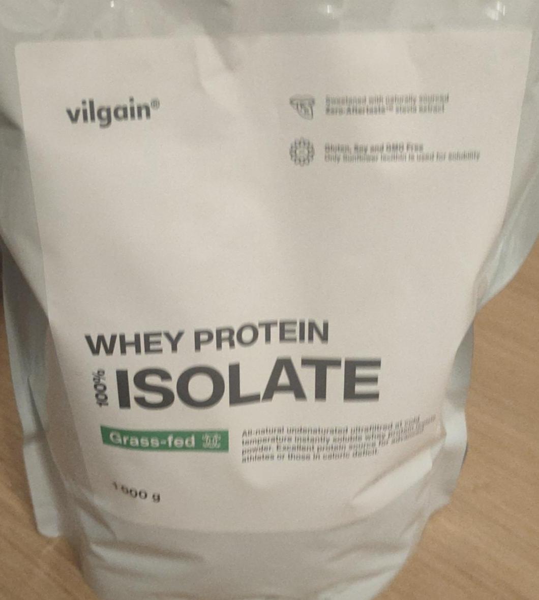 Fotografie - Whey protein 100% isolate grass-fed Vilgain