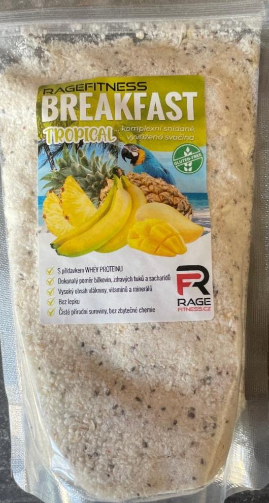 Fotografie - breakfast tropical Ragefitness