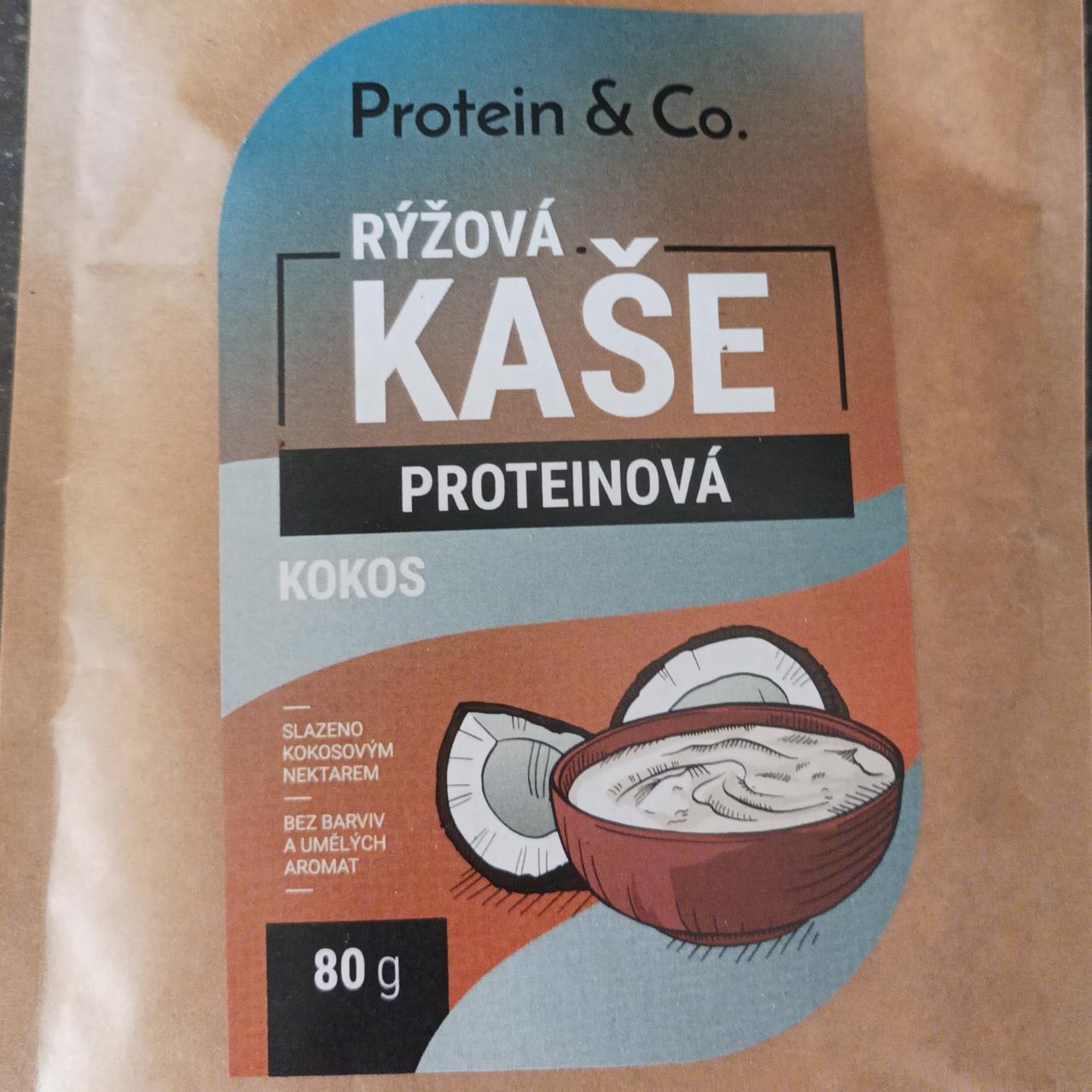 Fotografie - Rýžová kaše proteinová kokos Protein & Co.