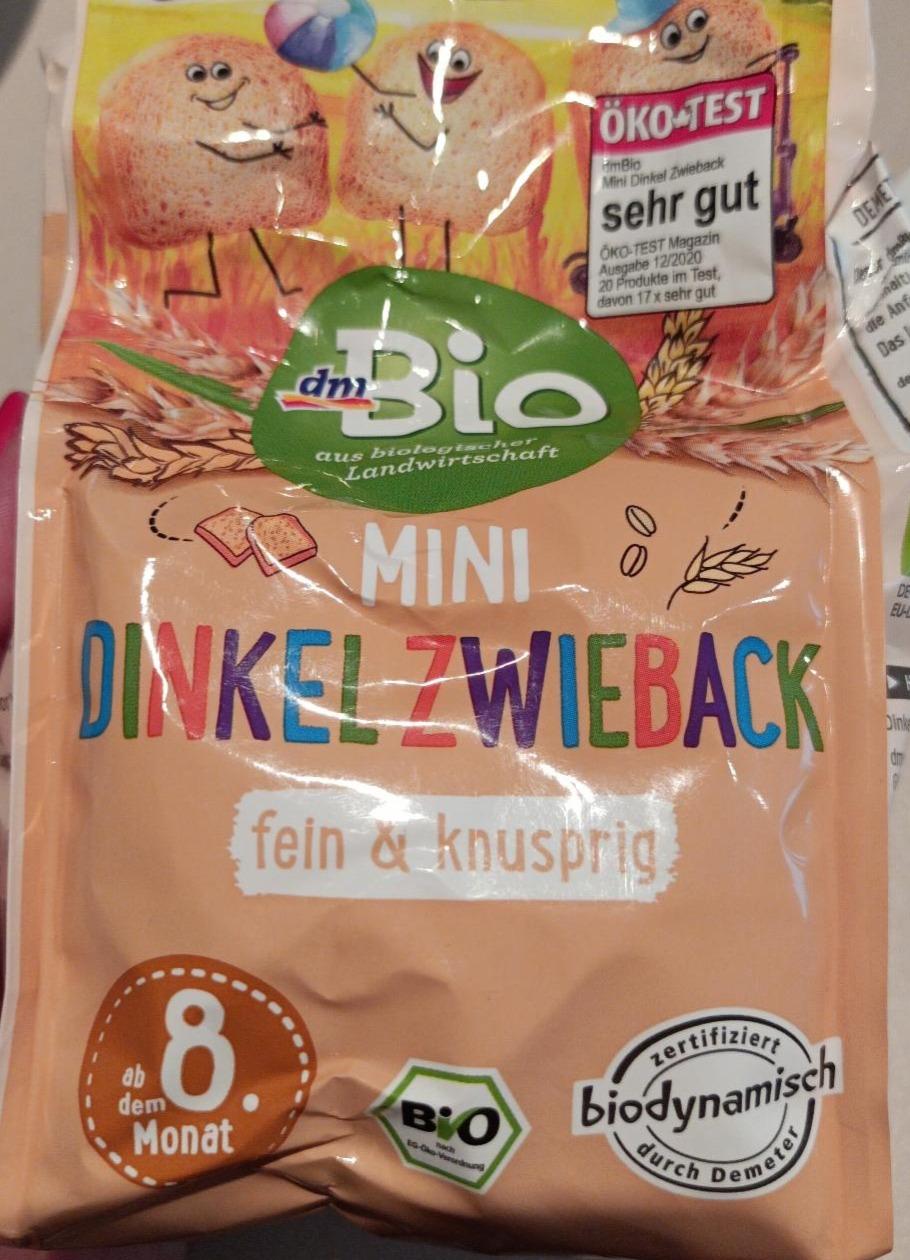 Fotografie - Špaldové mini suchary Mini Dinkel Zwieback dmBio