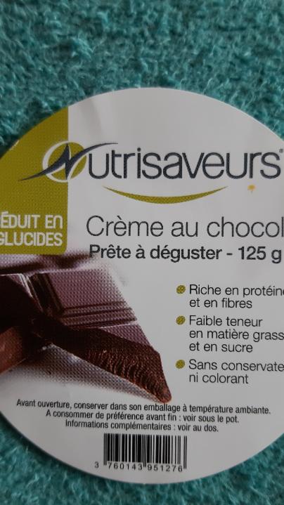 Fotografie - nutrisaveurs creme au chocolat