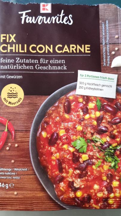 Fotografie - fix chili con carne favourites