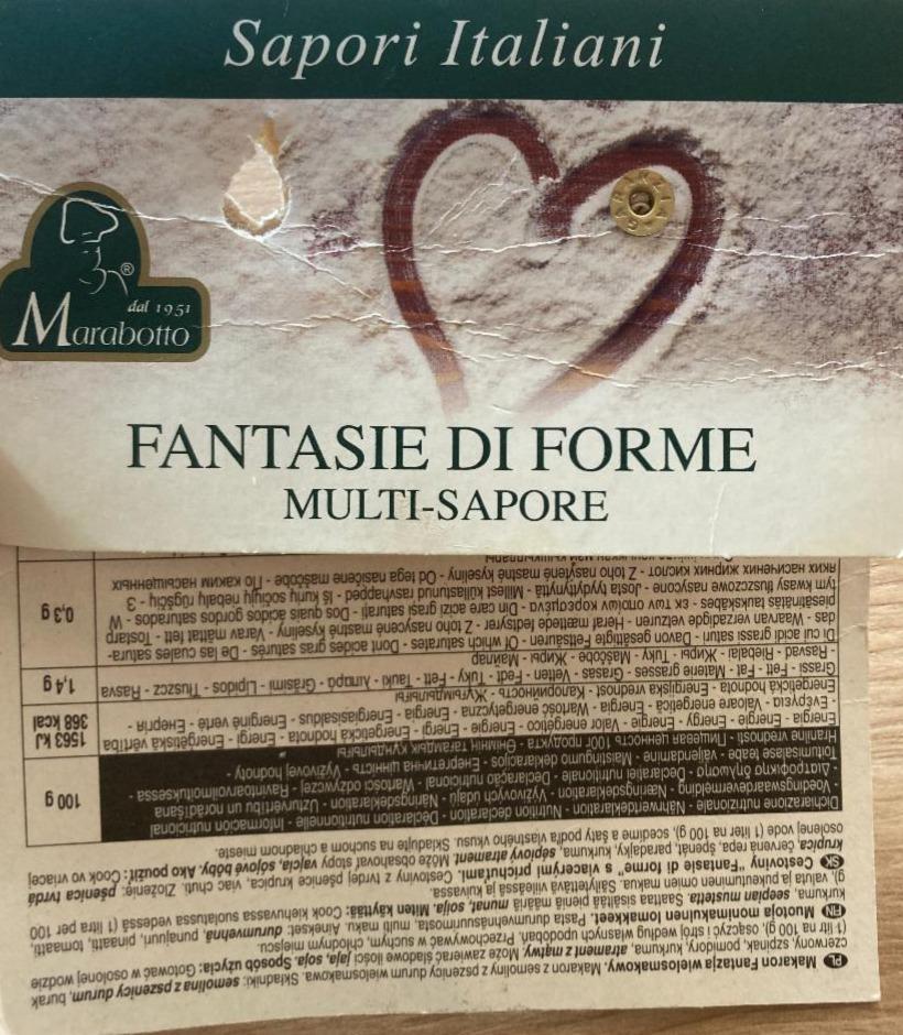 Fotografie - Sapori italiani fantasie di forme multisapore Marabotto