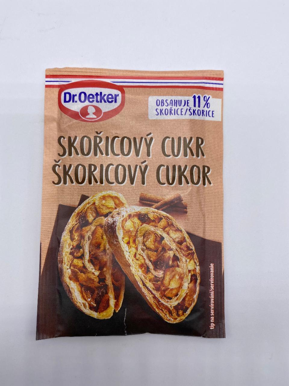 Fotografie - skořicový cukr Dr.Oetker