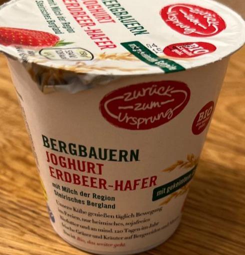 Fotografie - Joghurt Erdbeer-Hafer Bergbauern