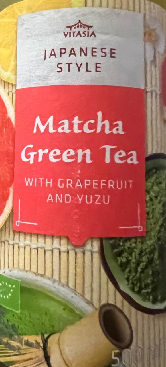 Fotografie - Japanese style matcha green tea with grapefruit and yuzu Vitasia