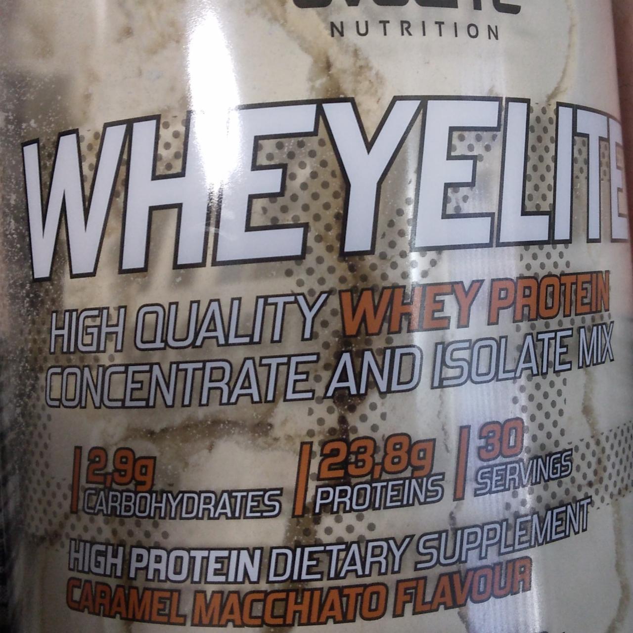 Fotografie - Wheyelite caramel macchiato Evolite Nutrition