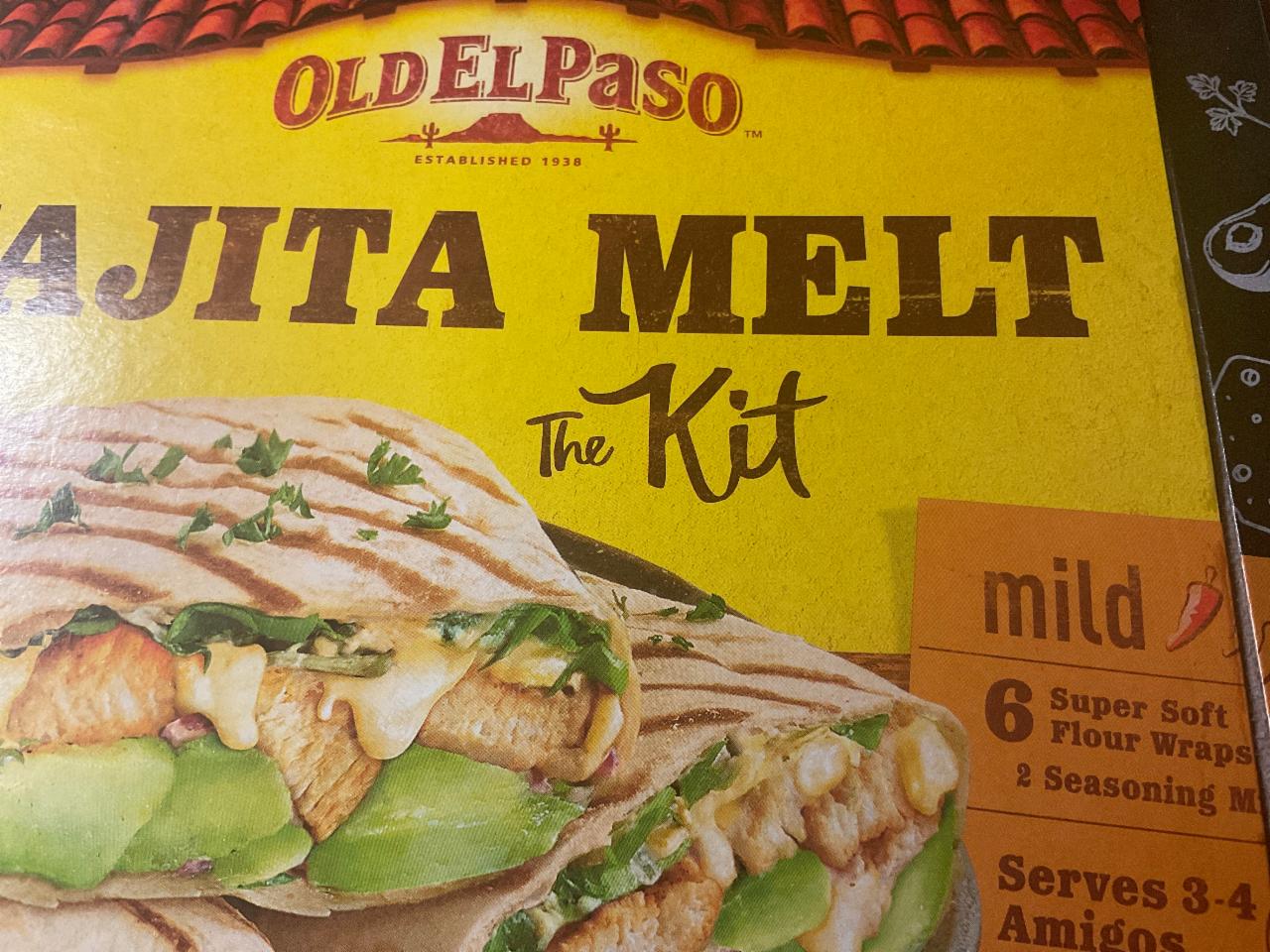 Fotografie - fajita melt Old El Paso mild