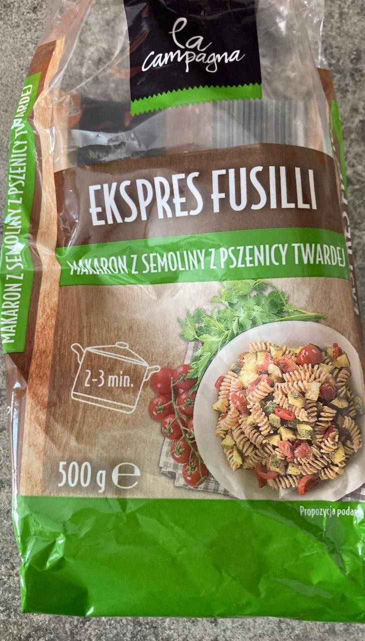 Fotografie - Ekspres fusilli La campaga