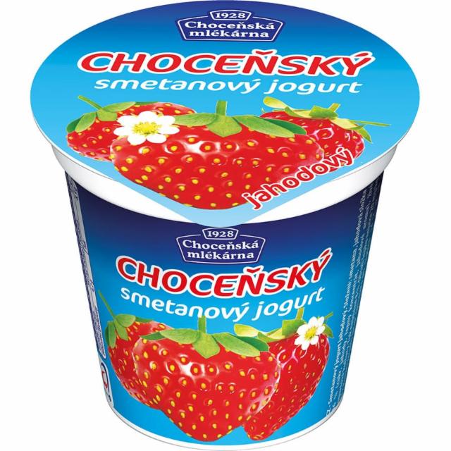 Fotografie - Choceňský smetanový jogurt jahoda