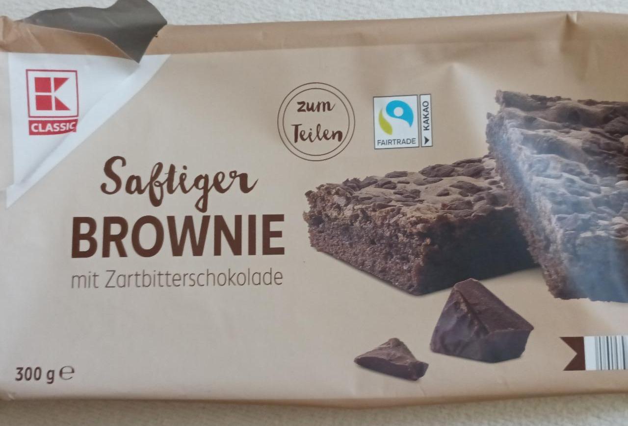 Fotografie - Saftiger brownie mit zartbitterschokolade K-Classic