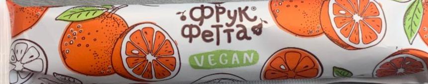 Fotografie - Ovocná tyčinka Frukfetta mandarinka Vegan