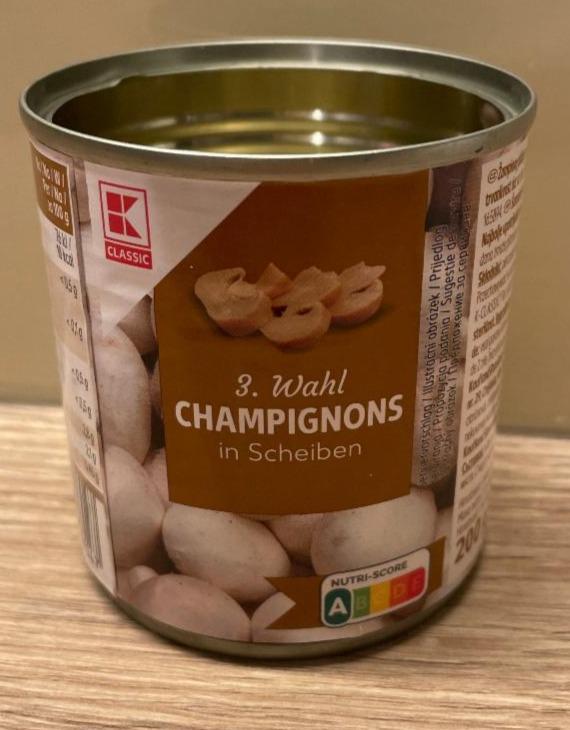 Fotografie - Champignons in Scheiben K-Classic