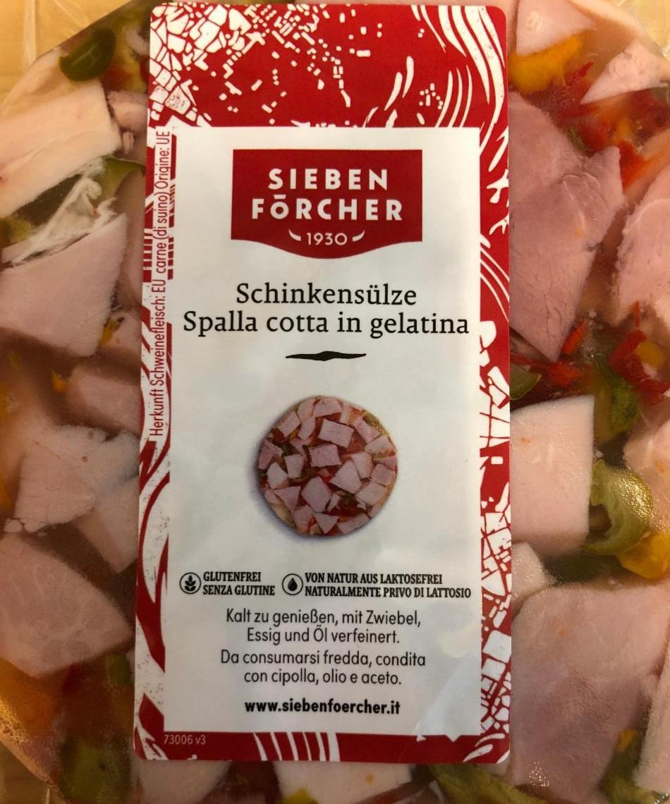 Fotografie - Schinkensülze Sieben Forcher