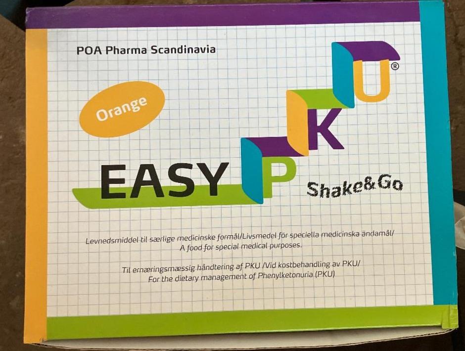 Fotografie - Easy shake & go orange PKU