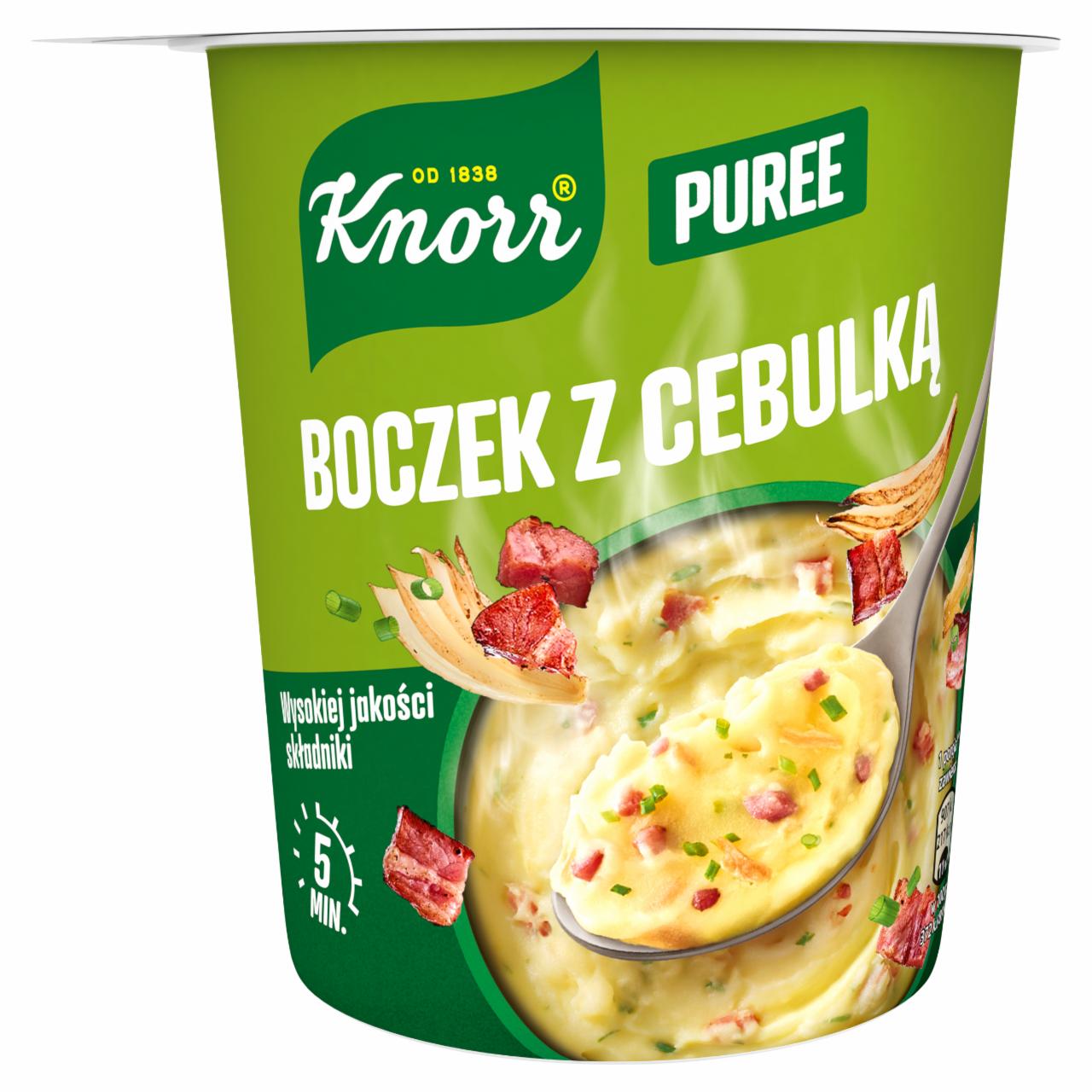 Fotografie - Danie Puree Boczek z cebulką Knorr