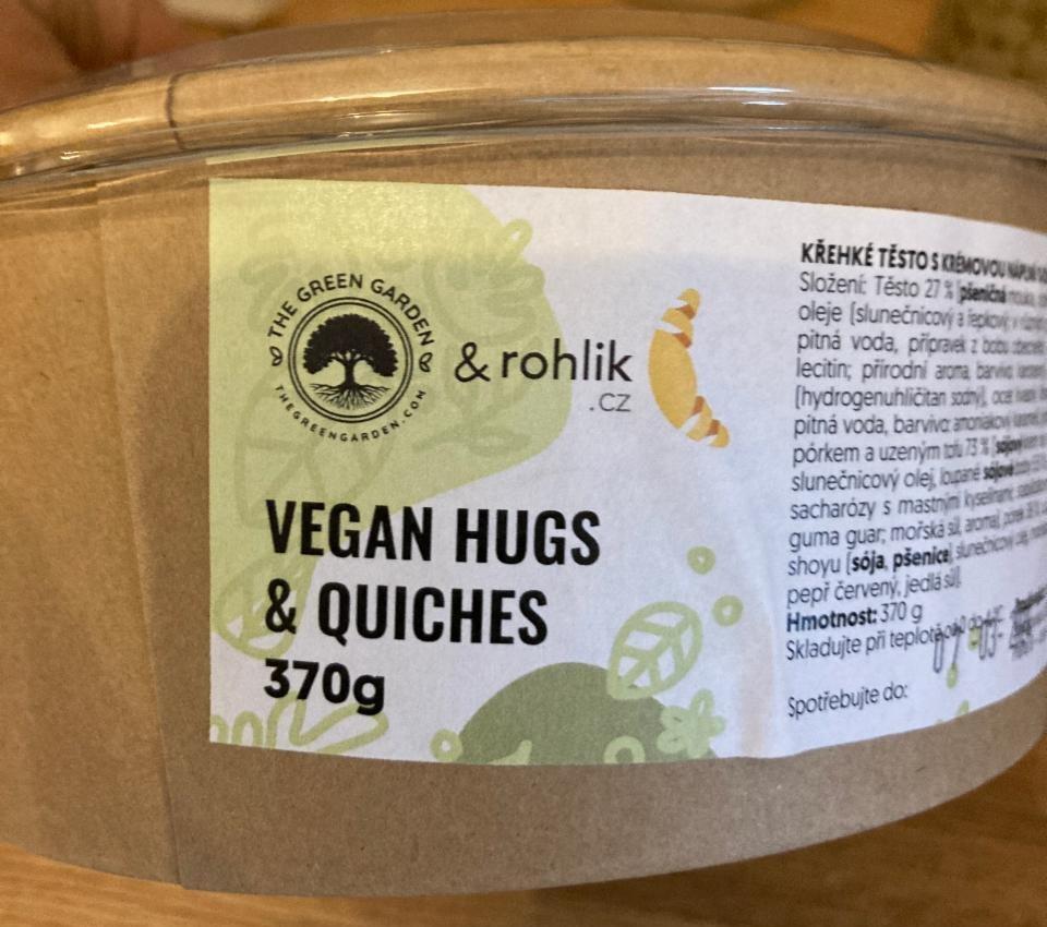 Fotografie - Vegan Hugs & Quiches od The Green Garden Rohlik.cz