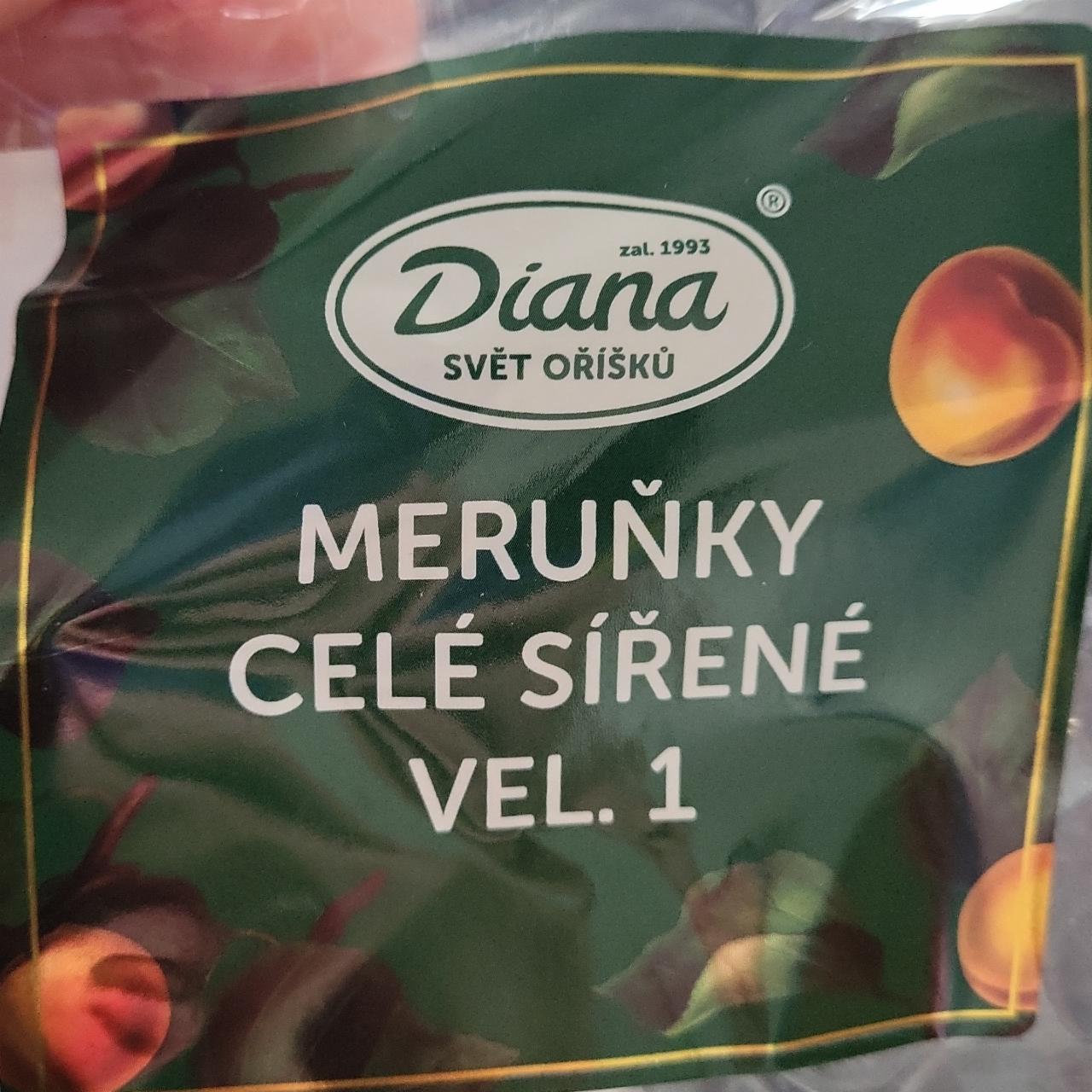 Fotografie - Meruňky celé sířené vel. 1 Diana Svět oříšků