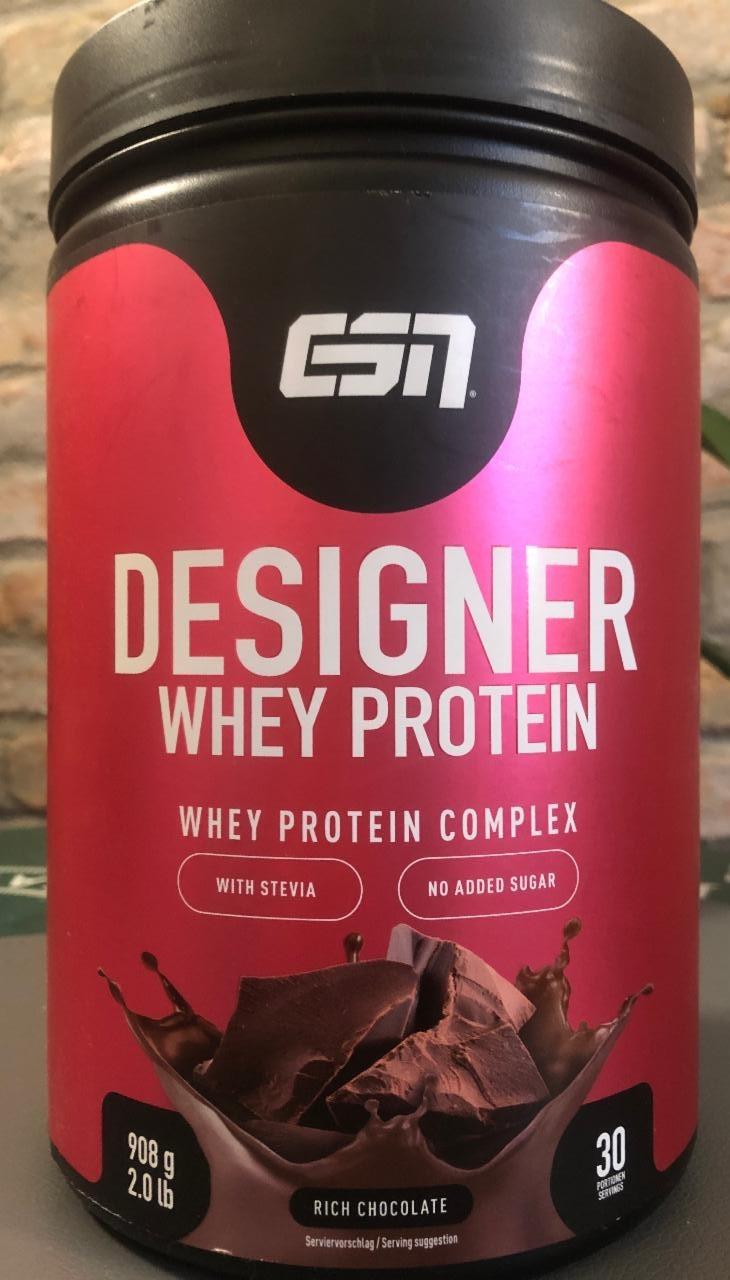 Fotografie - Designer Whey Protein Rich Chocolate ESN