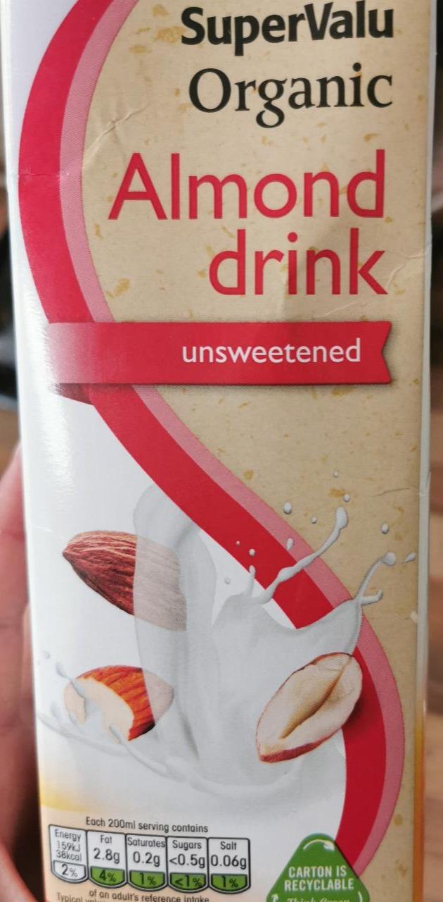 Fotografie - Organic Almond drink unsweetened SuperValu