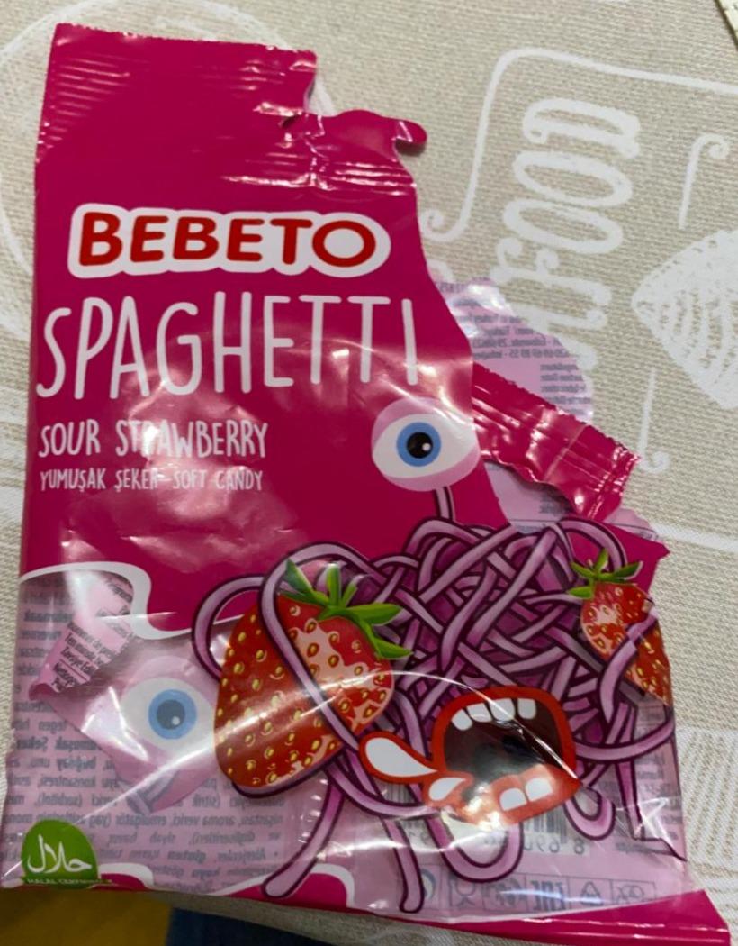 Fotografie - BEBETO spaghetti sour strawberry