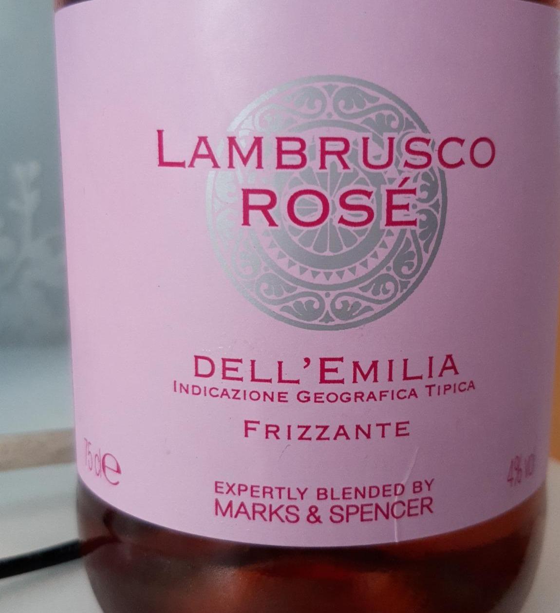 Fotografie - Lambrusco rosé Marks & Spencer