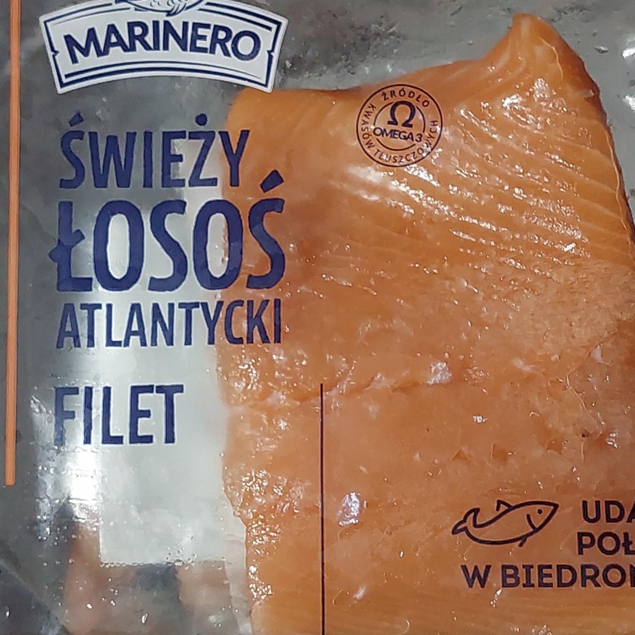 Fotografie - Świeży łosoś atlantycki Filet Marinero