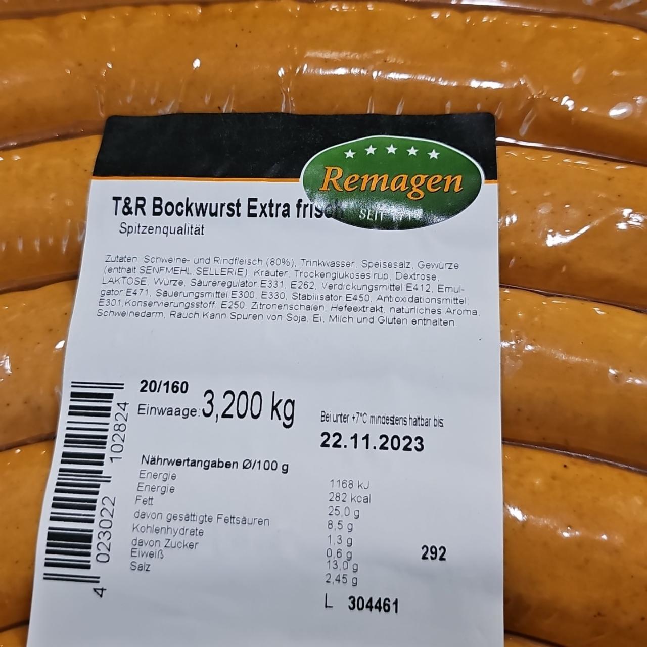 Fotografie - bockwurst Remagen