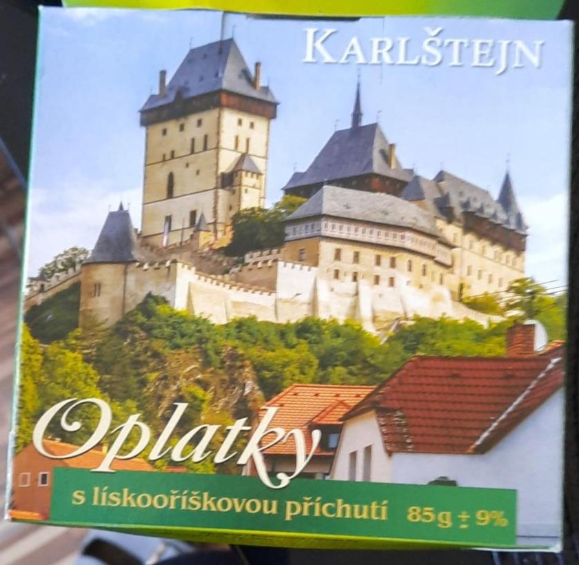 Fotografie - Oplatky s lískooříškovou příchutí Karlštejn