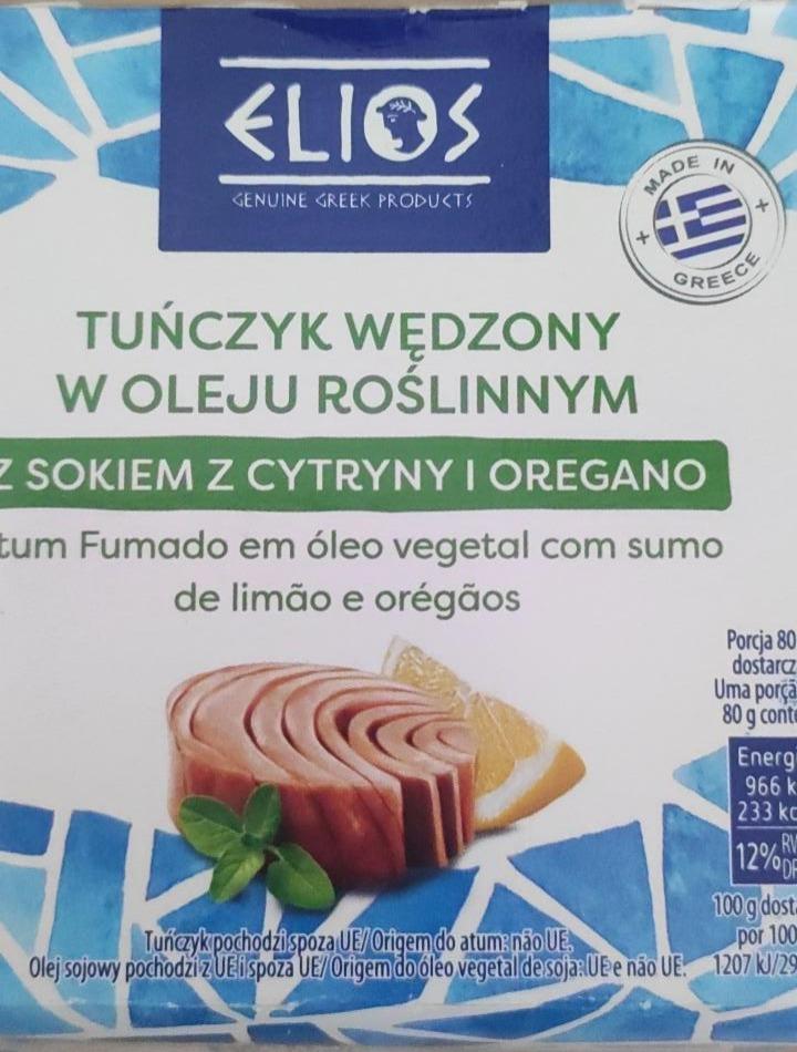 Fotografie - Tunczyk wedzony w olejů rośtlinnym z sokiem z cytryny i oregano Elios