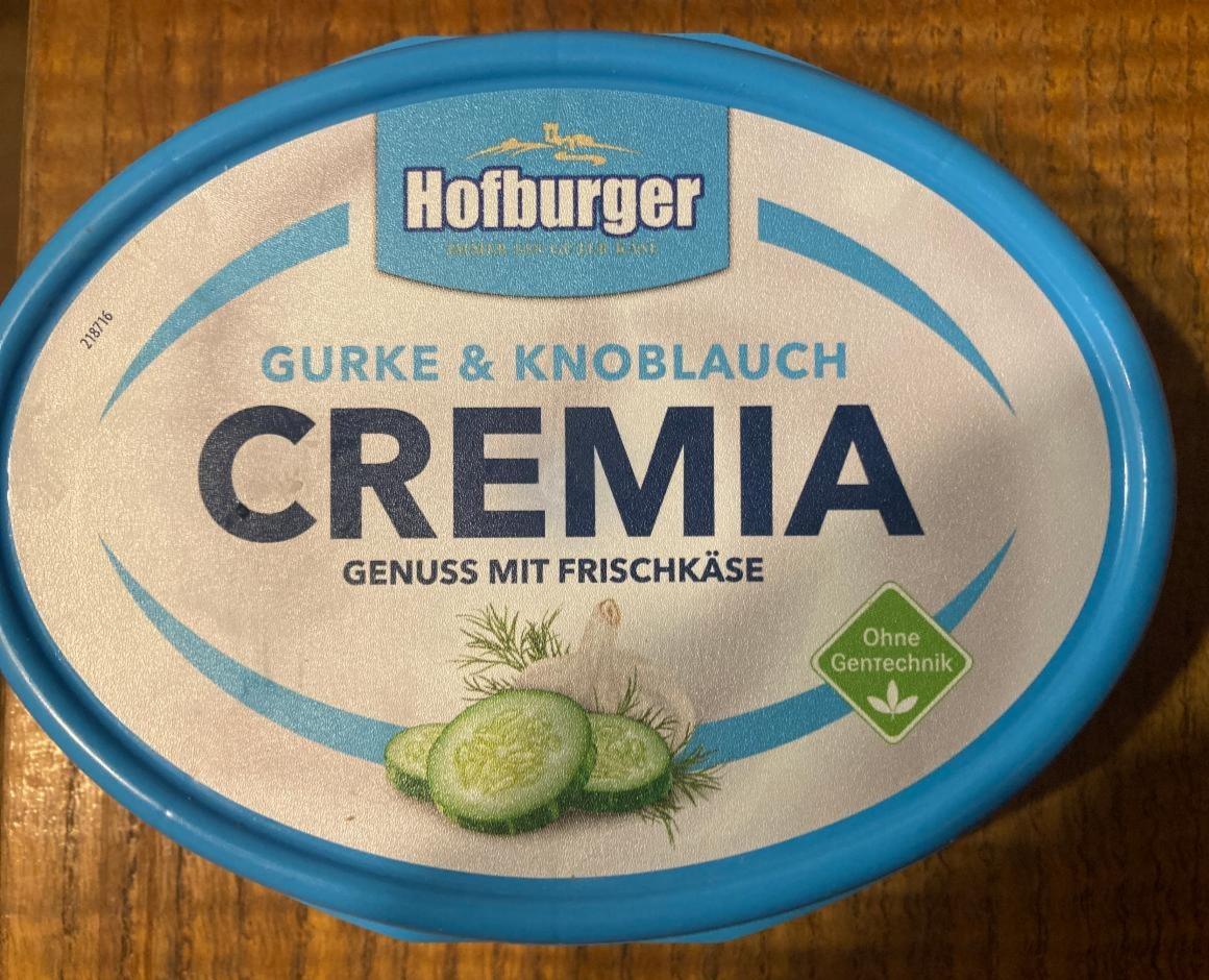 Fotografie - Cremia Frischkäse Gurke & Knoblauch Hofburger