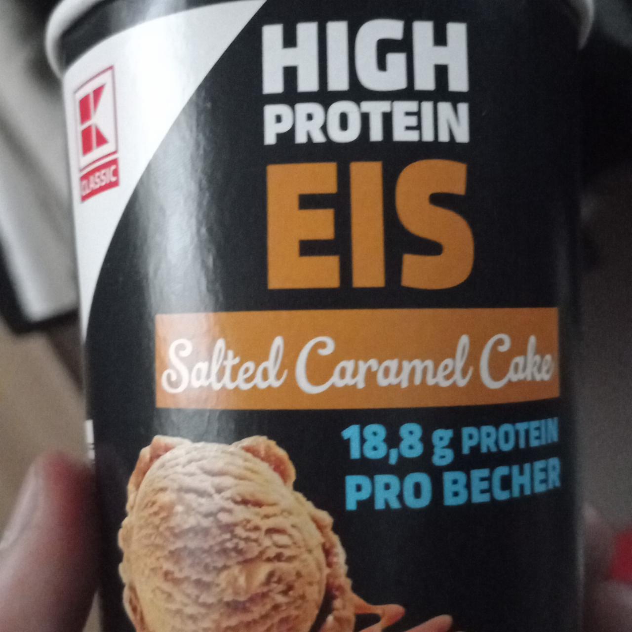 Fotografie - High protein eis salted caramel cake K-Classic