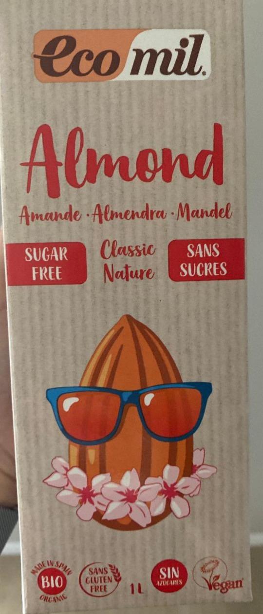 Fotografie - Bio Almond Classic Nature Sugar free EcoMil