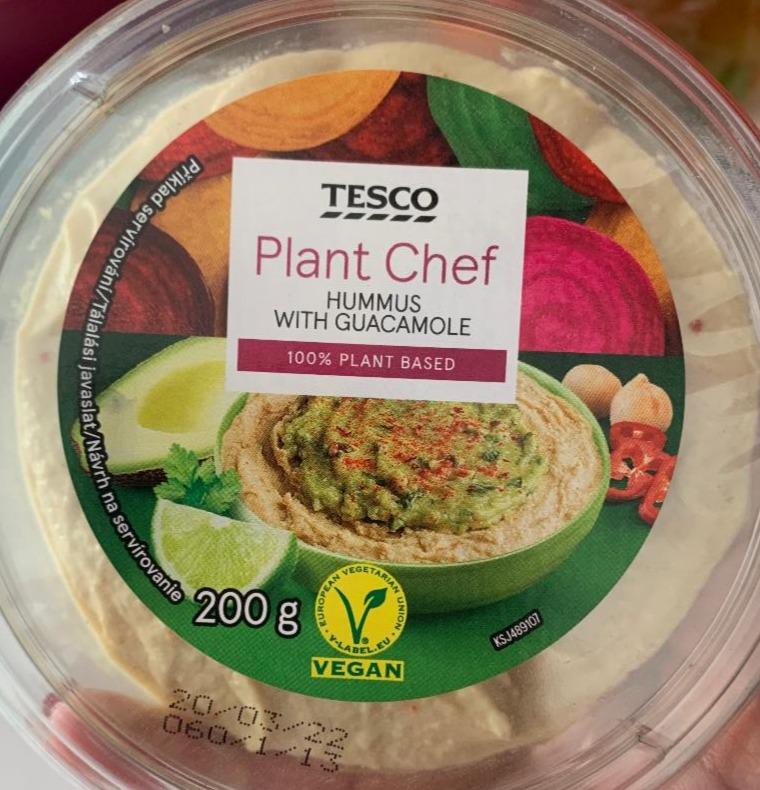 Fotografie - Plant Chef Hummus with guacamole Tesco