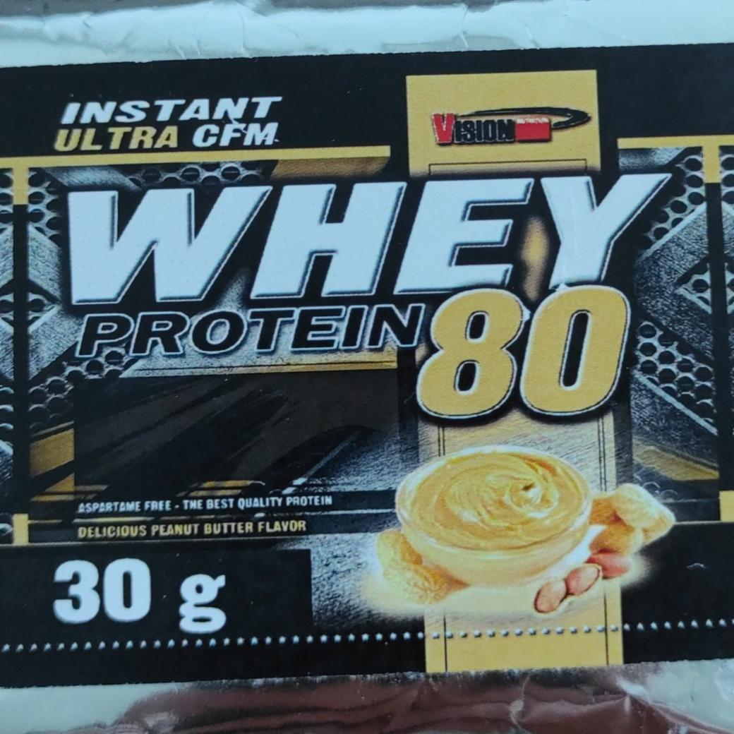 Fotografie - Instant ultra CFM whey protein 80 delicious peanut butter flavor Vision