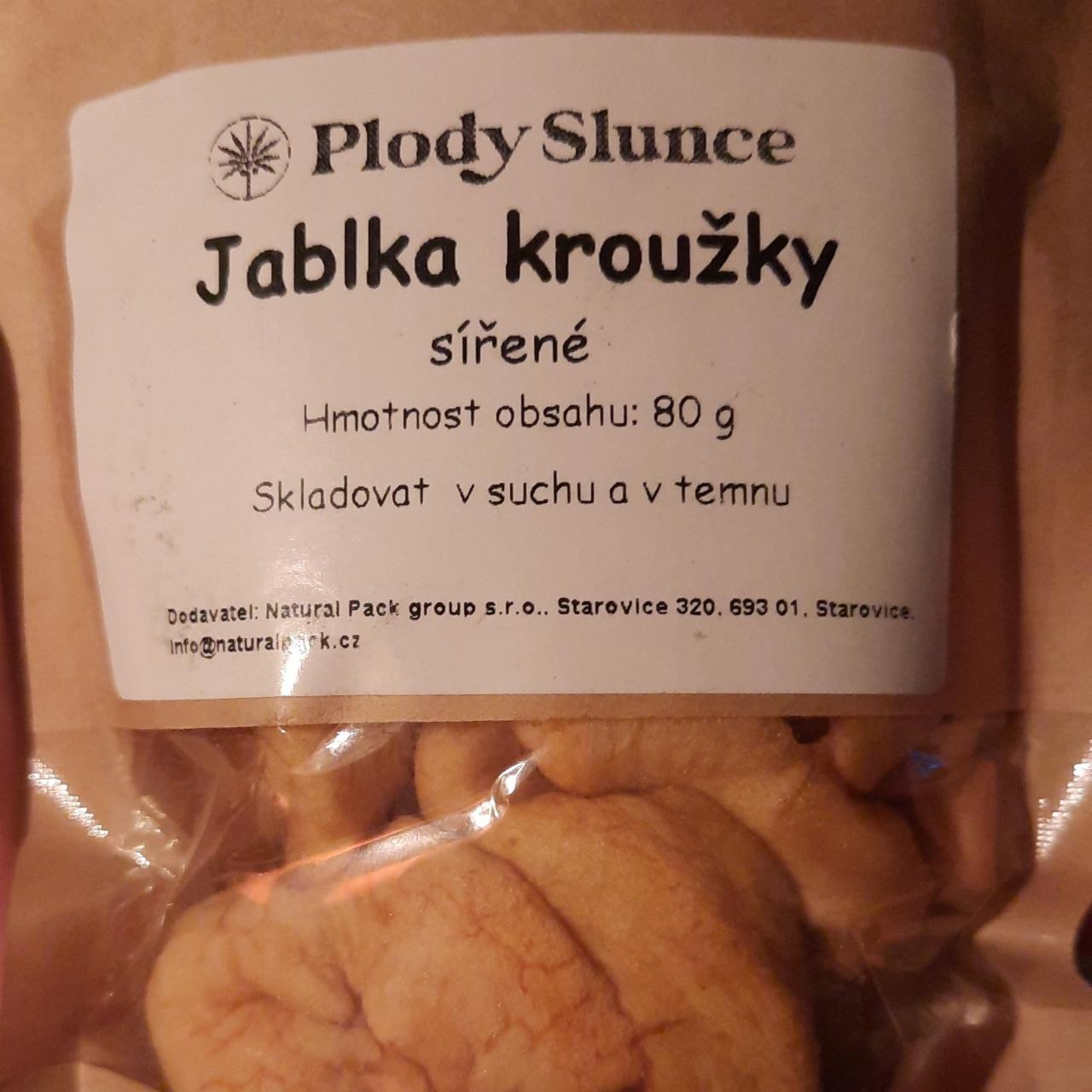 Fotografie - Jablka kroužky sířené Plody Slunce