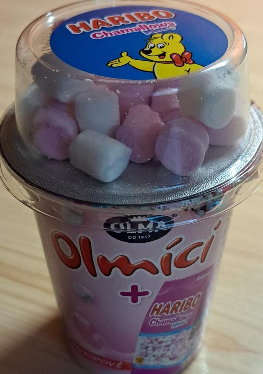 Fotografie - Olmíci Chamallows Minis Haribo jahodoví