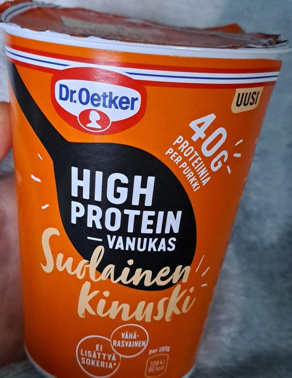 Fotografie - High Protein Vanukas Suolainen Kinuski Dr. Oetker