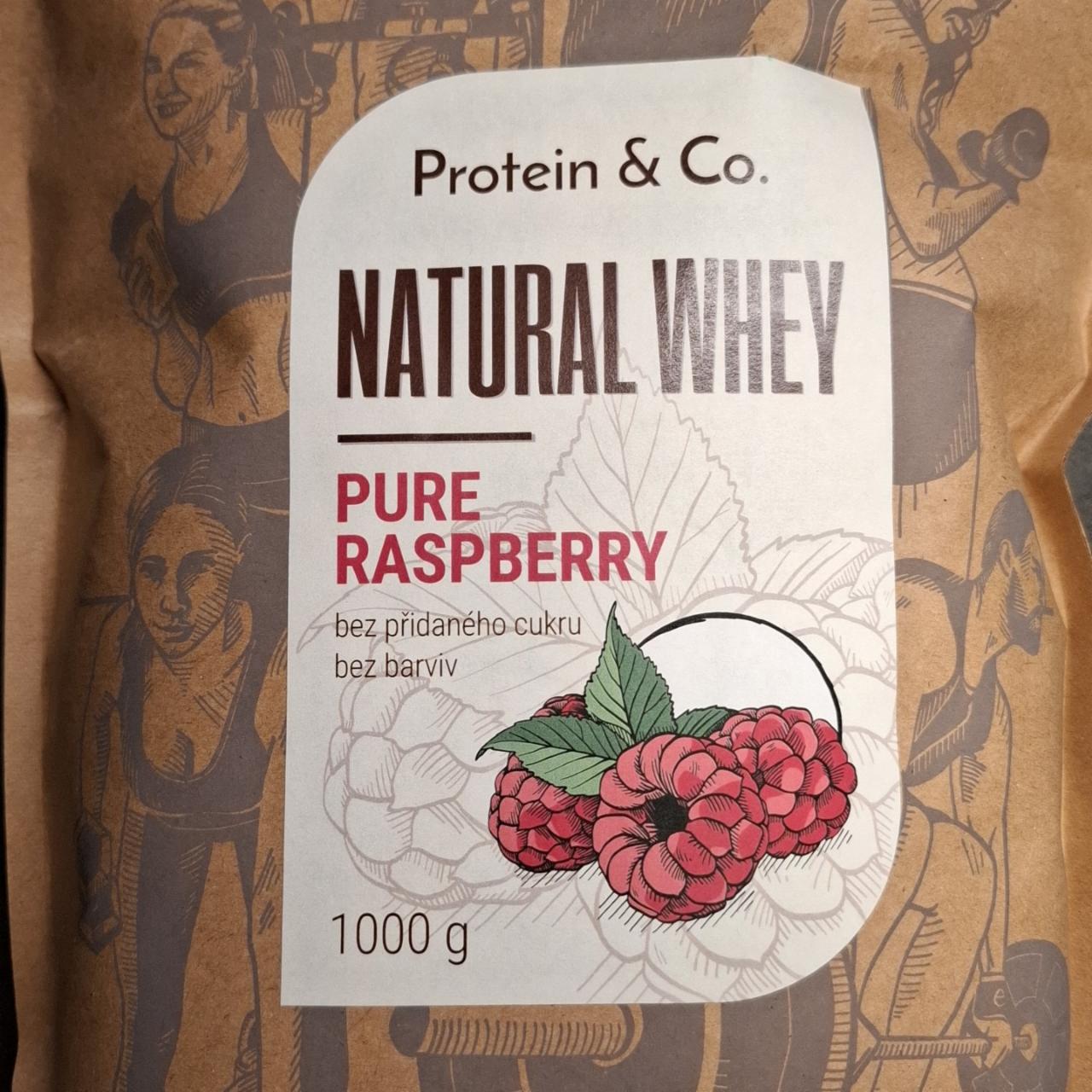 Fotografie - Natural Whey Pure Raspberry Protein & Co.