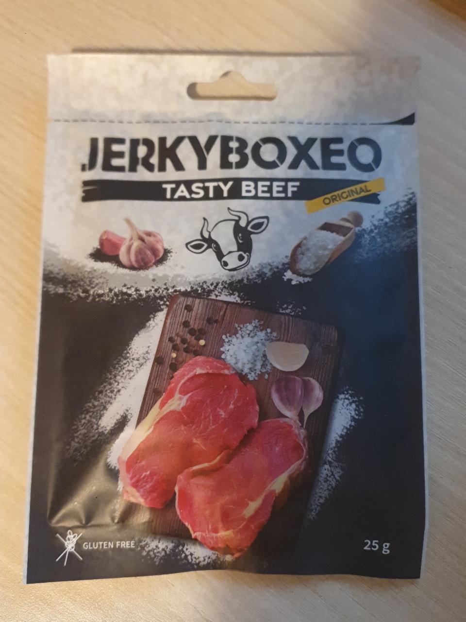 Fotografie - Tasty beef Jerkyboxeo