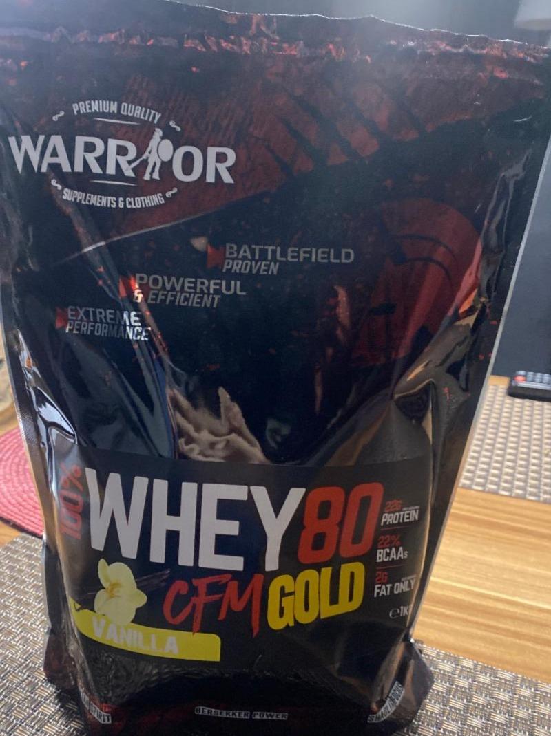 Fotografie - whey 80 cfm gold vanilla Warrior